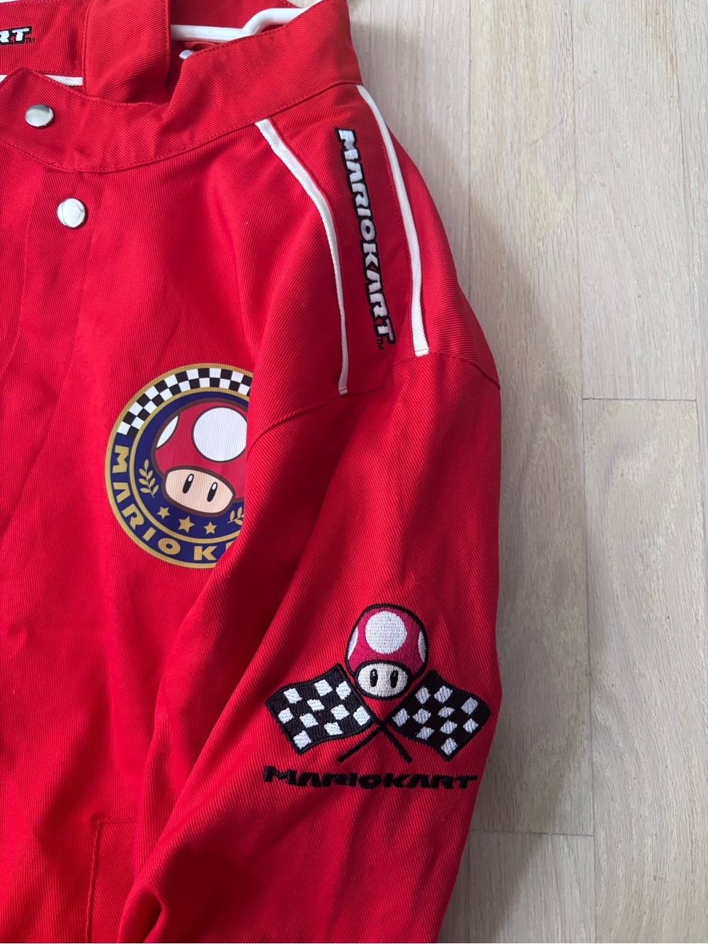 Mario Kart Canvas Racing Jacket XS - Picture 2 of 4